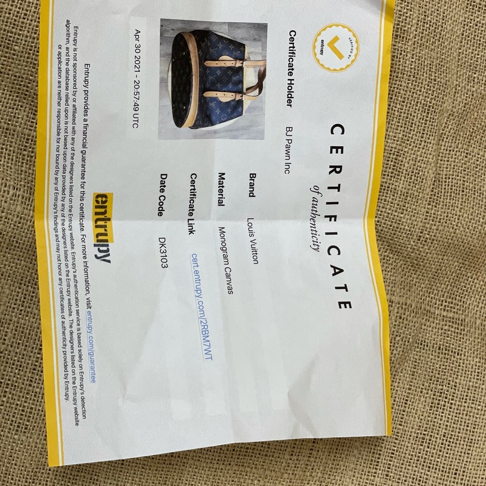 Louis Vuitton Bucket Bag monogram canvas